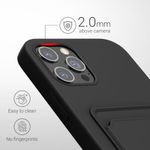 Husa pentru iPhone 12 Pro Max, Silicon, Negru, 55113.01 fotografia produsului View 4 S