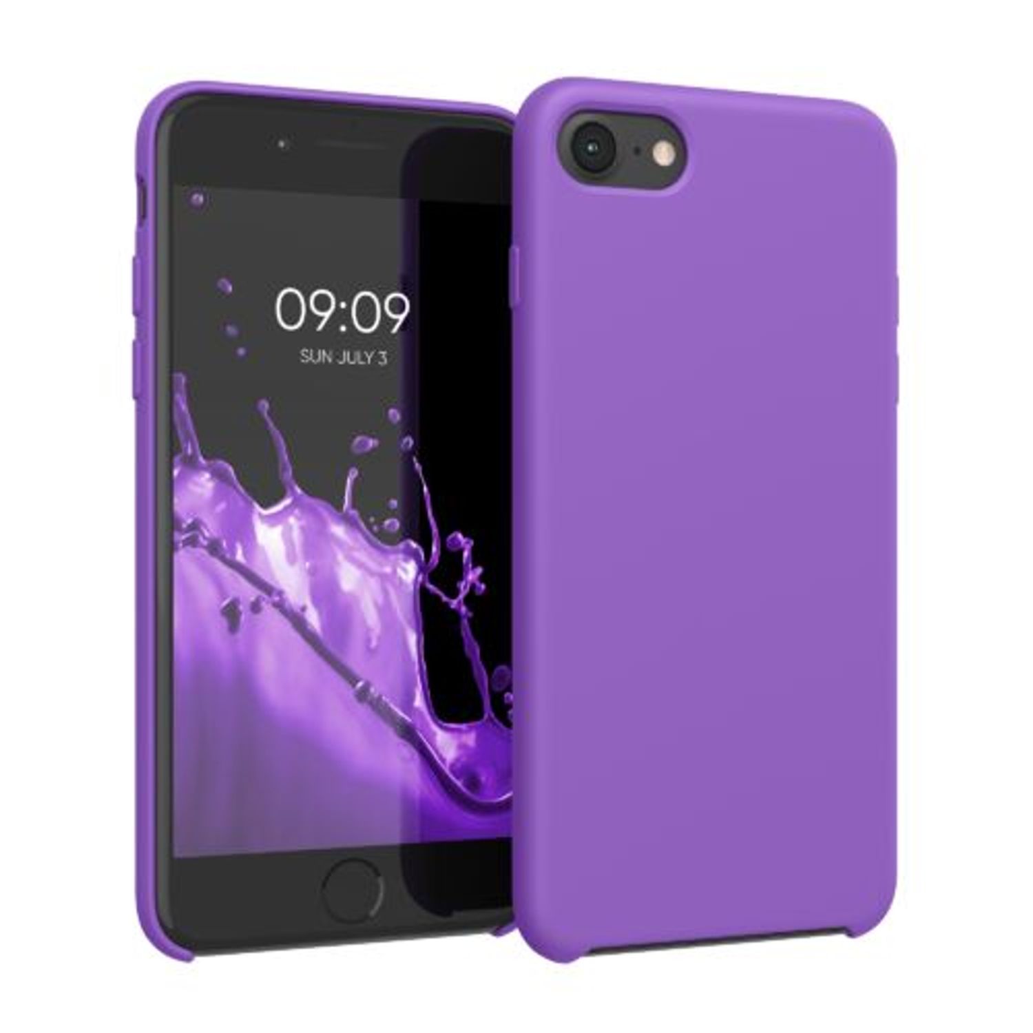 Husa pentru iPhone 8/iPhone 7/iPhone SE 2, Silicon, Mov, 40225.221 fotografia produsului