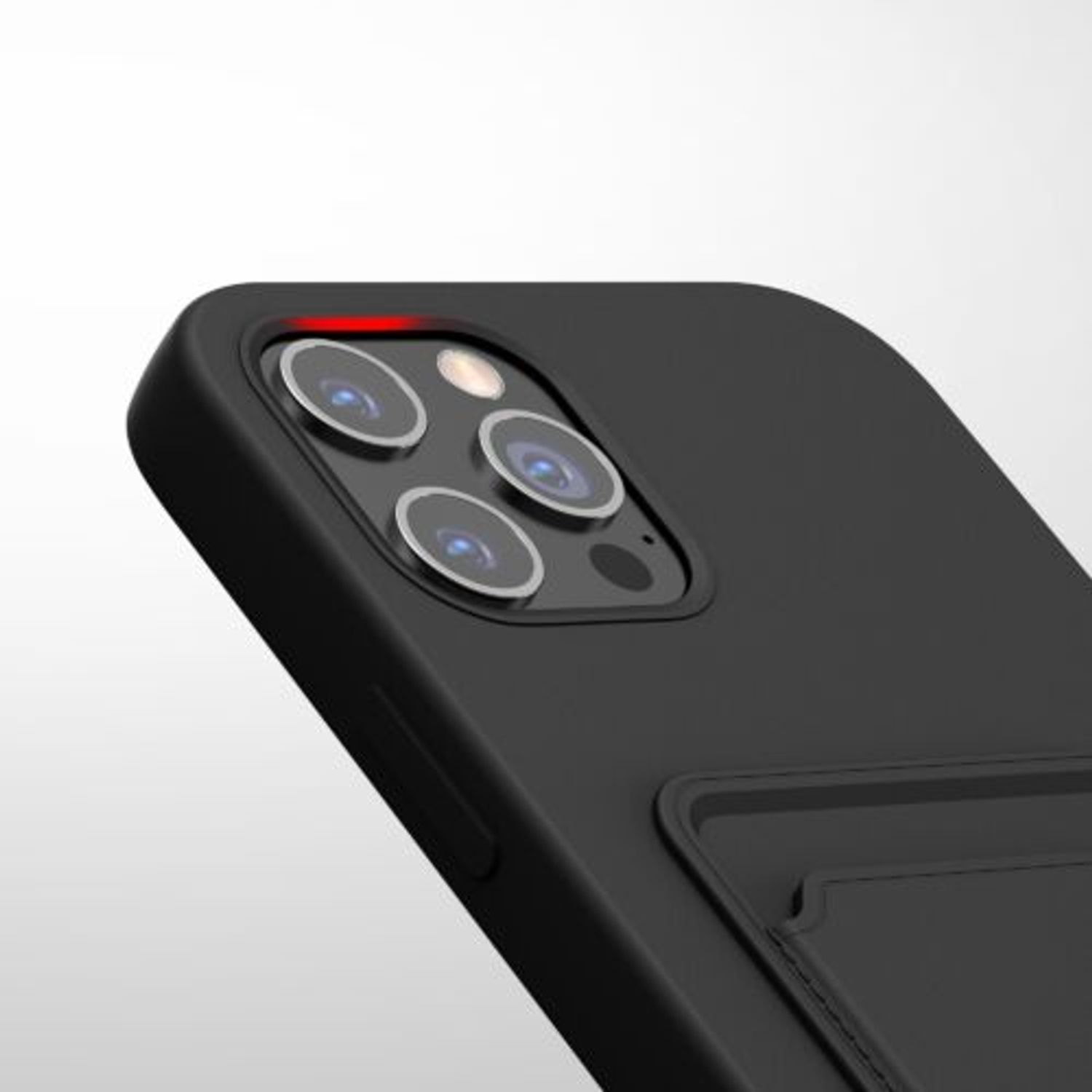 Husa pentru iPhone 12 Pro Max, Silicon, Negru, 55113.01 fotografia produsului View 9 L