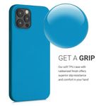 Husa pentru iPhone 12 Pro Max, Silicon, Albastru, 52714.224 fotografia produsului View 3 S