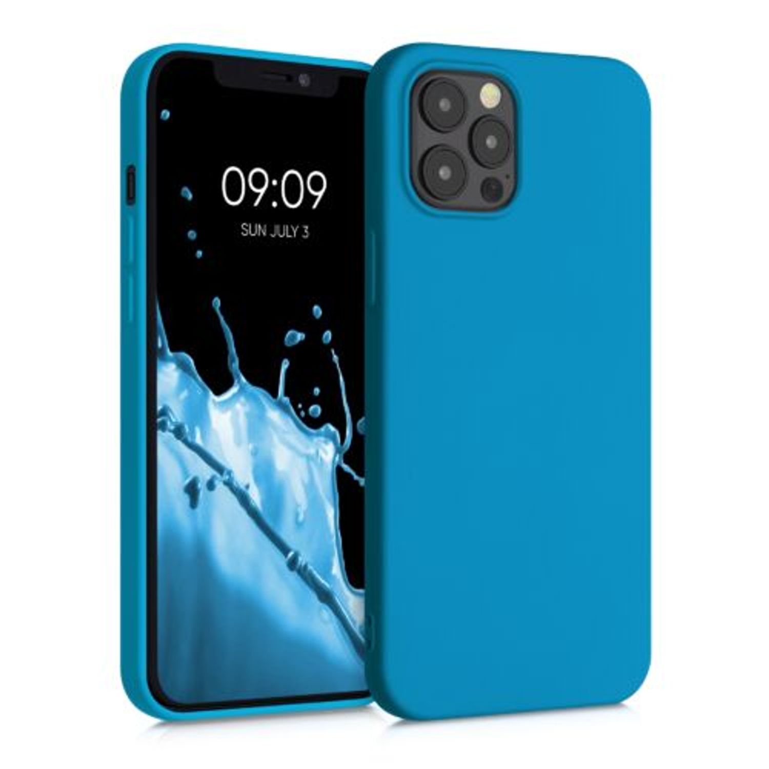 Husa pentru iPhone 12 Pro Max, Silicon, Albastru, 52714.224 fotografia produsului