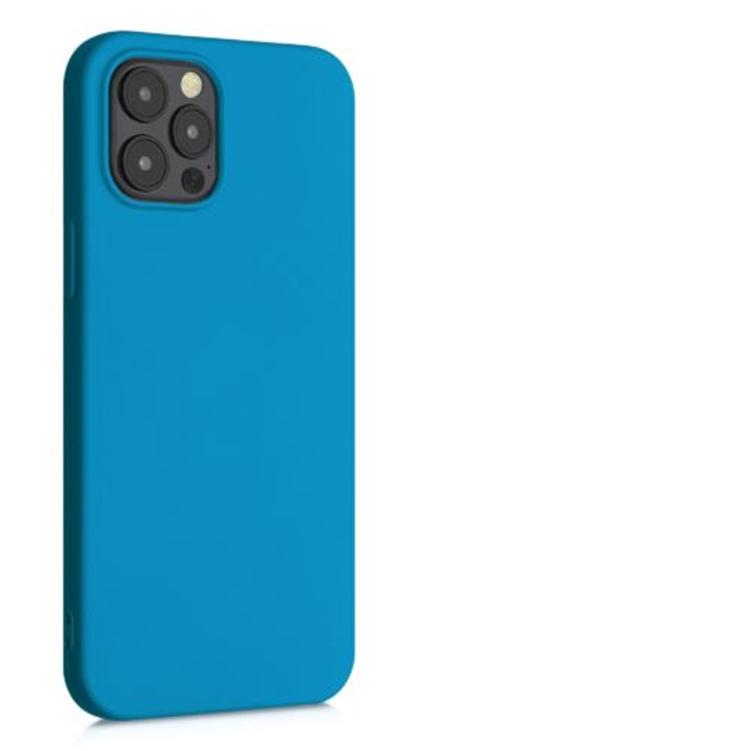 Husa pentru iPhone 12 Pro Max, Silicon, Albastru, 52714.224 fotografia produsului View 7 L