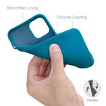 Husa pentru iPhone 12 Pro Max, Silicon, Albastru, 52714.224 fotografia produsului View 6 S