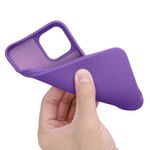 Husa pentru iPhone 12 Pro Max, Silicon, Mov, 52714.221 fotografia produsului View 8 S