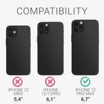 Husa pentru Apple iPhone 12 Pro Max, Silicon, Crem, 52714.10 fotografia produsului View 3 S