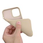 Husa pentru Apple iPhone 12 Pro Max, Silicon, Crem, 52714.10 fotografia produsului View 8 S
