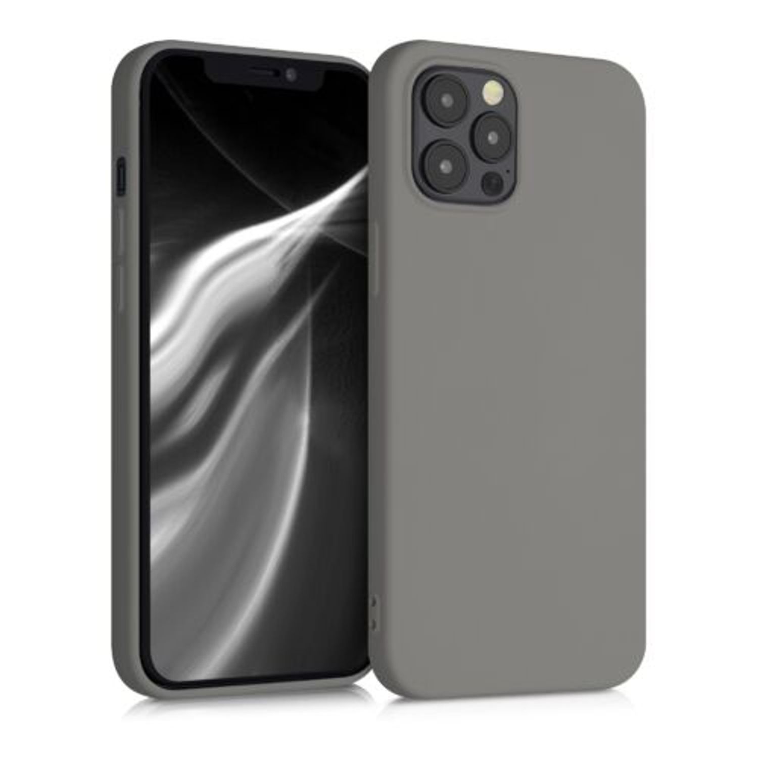 Husa pentru Apple iPhone 12 Pro Max, Silicon, Gri, 52714.155 fotografia produsului