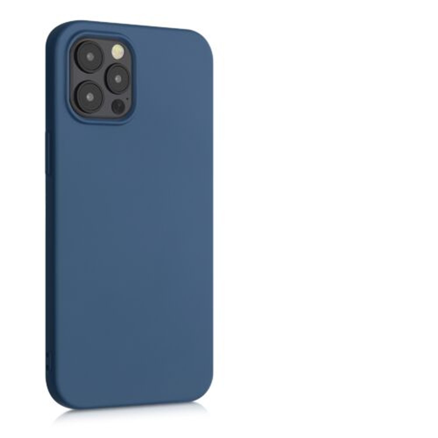 Husa pentru Apple iPhone 12 Pro Max, Silicon, Albastru, 52714.17 fotografia produsului View 9 L