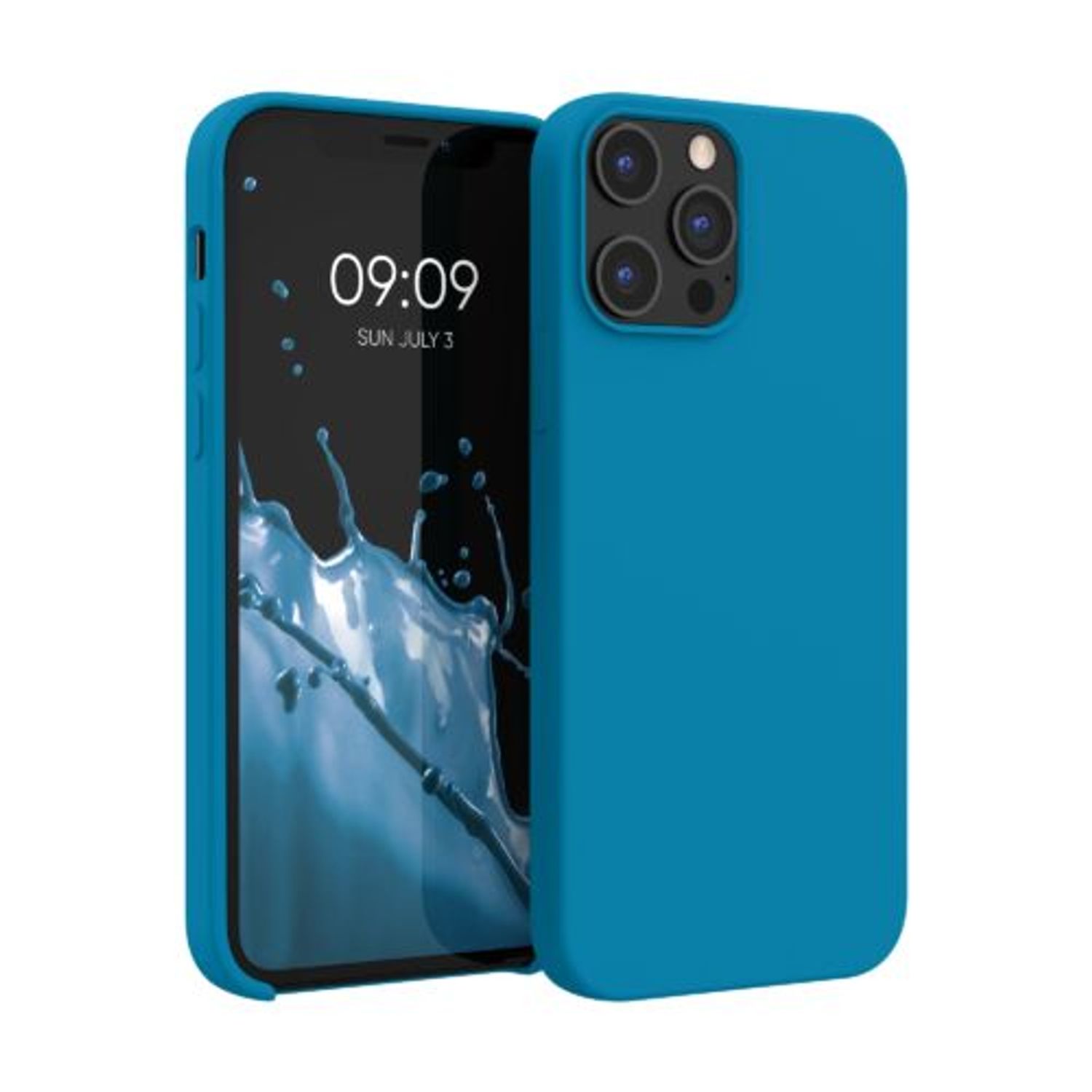 Husa pentru iPhone 12 Pro Max, Silicon, Albastru, 52644.224 fotografia produsului