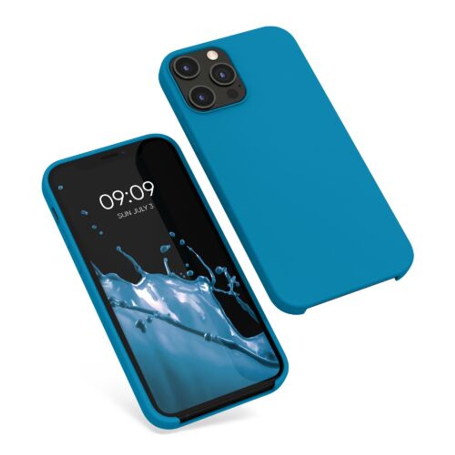 Husa pentru iPhone 12 Pro Max, Silicon, Albastru, 52644.224 fotografia produsului View 2 L