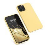 Husa pentru iPhone 12 Pro Max, Silicon, Galben, 52644.216 fotografia produsului View 3 S