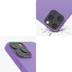Husa pentru iPhone 12 Pro Max, Silicon, Mov, 52644.222 fotografia produsului View 9 S