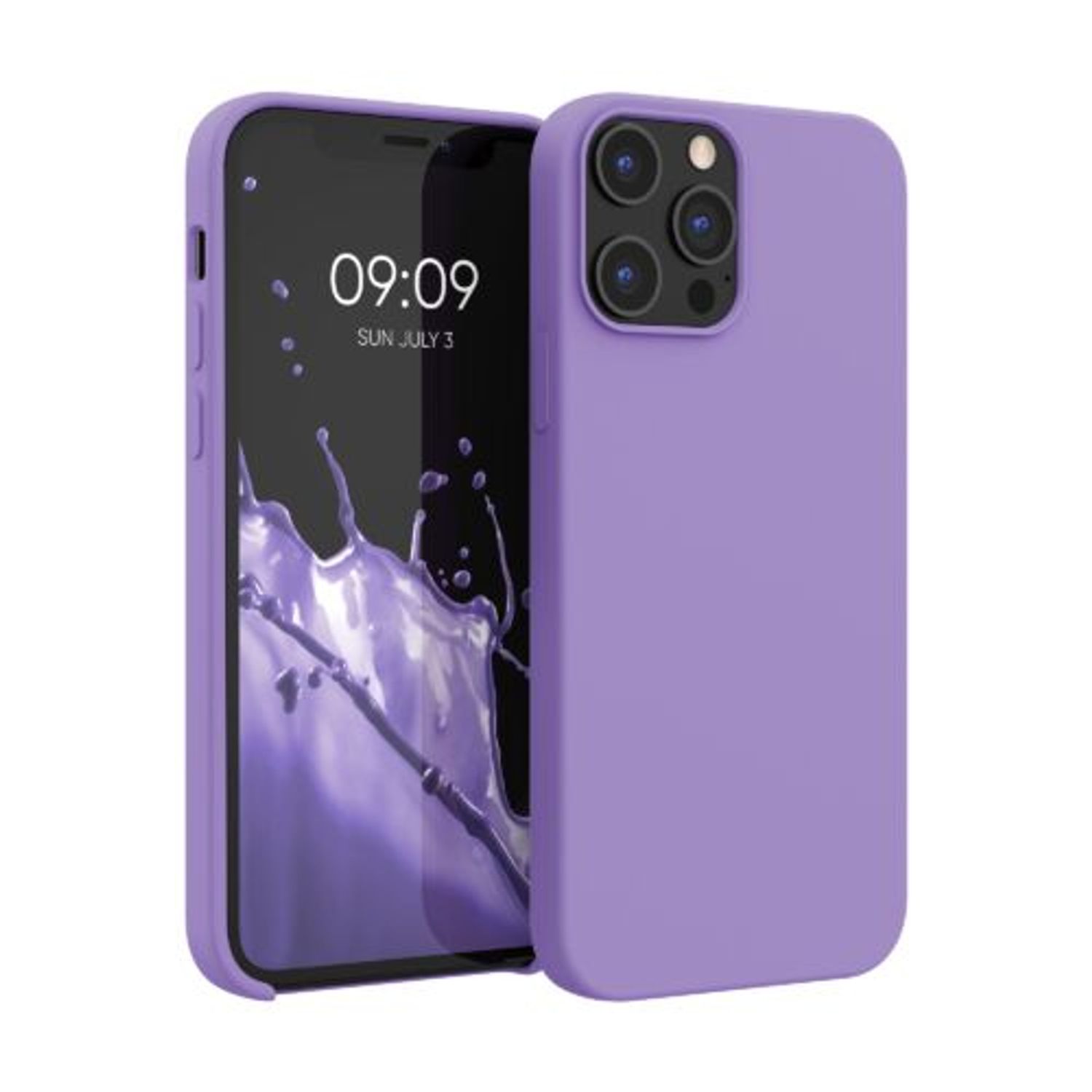 Husa pentru iPhone 12 Pro Max, Silicon, Mov, 52644.222 fotografia produsului