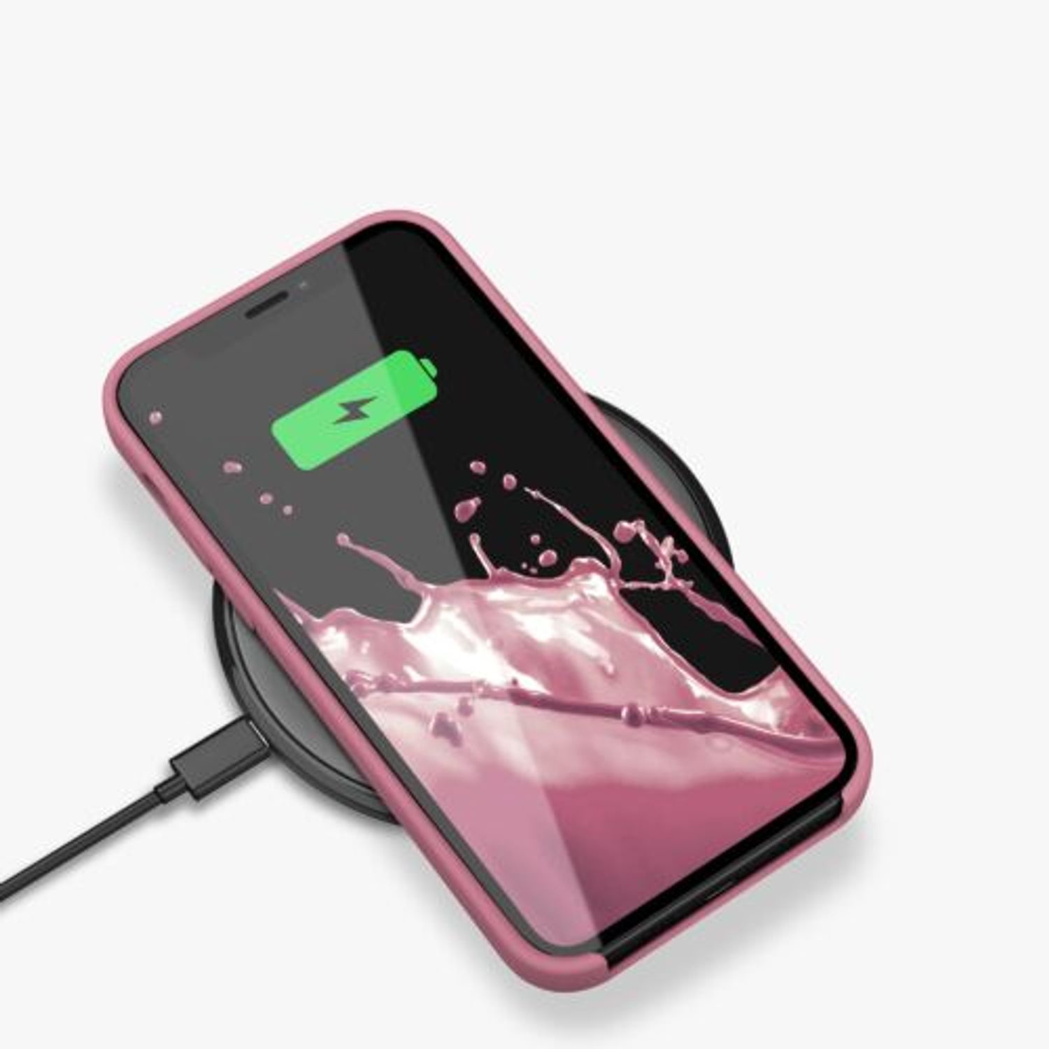 Husa pentru Apple iPhone 12 Pro Max, Silicon, Roz, 52644.167 fotografia produsului View 10 L
