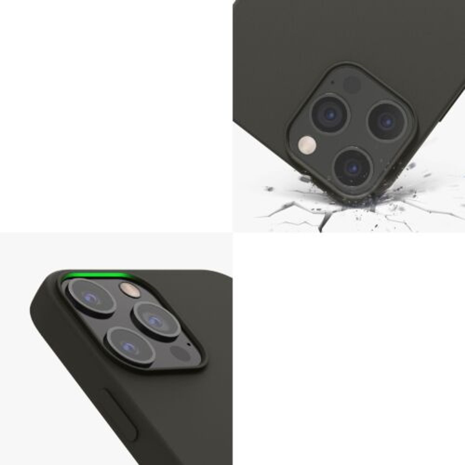 Husa pentru Apple iPhone 12 Pro Max, Silicon, Verde, 52644.107 fotografia produsului View 8 L