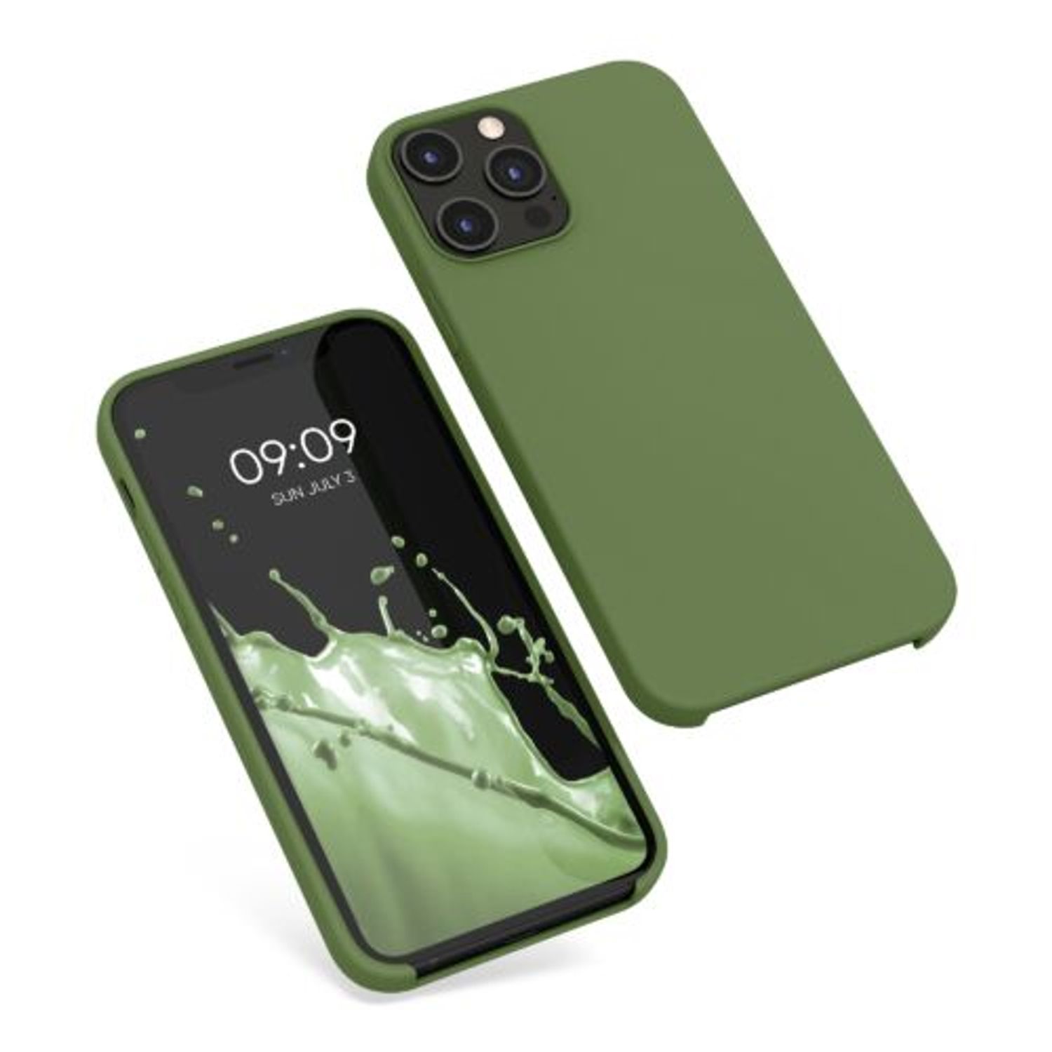 Husa pentru Apple iPhone 12 Pro Max, Silicon, Verde, 52644.179 fotografia produsului View 2 L