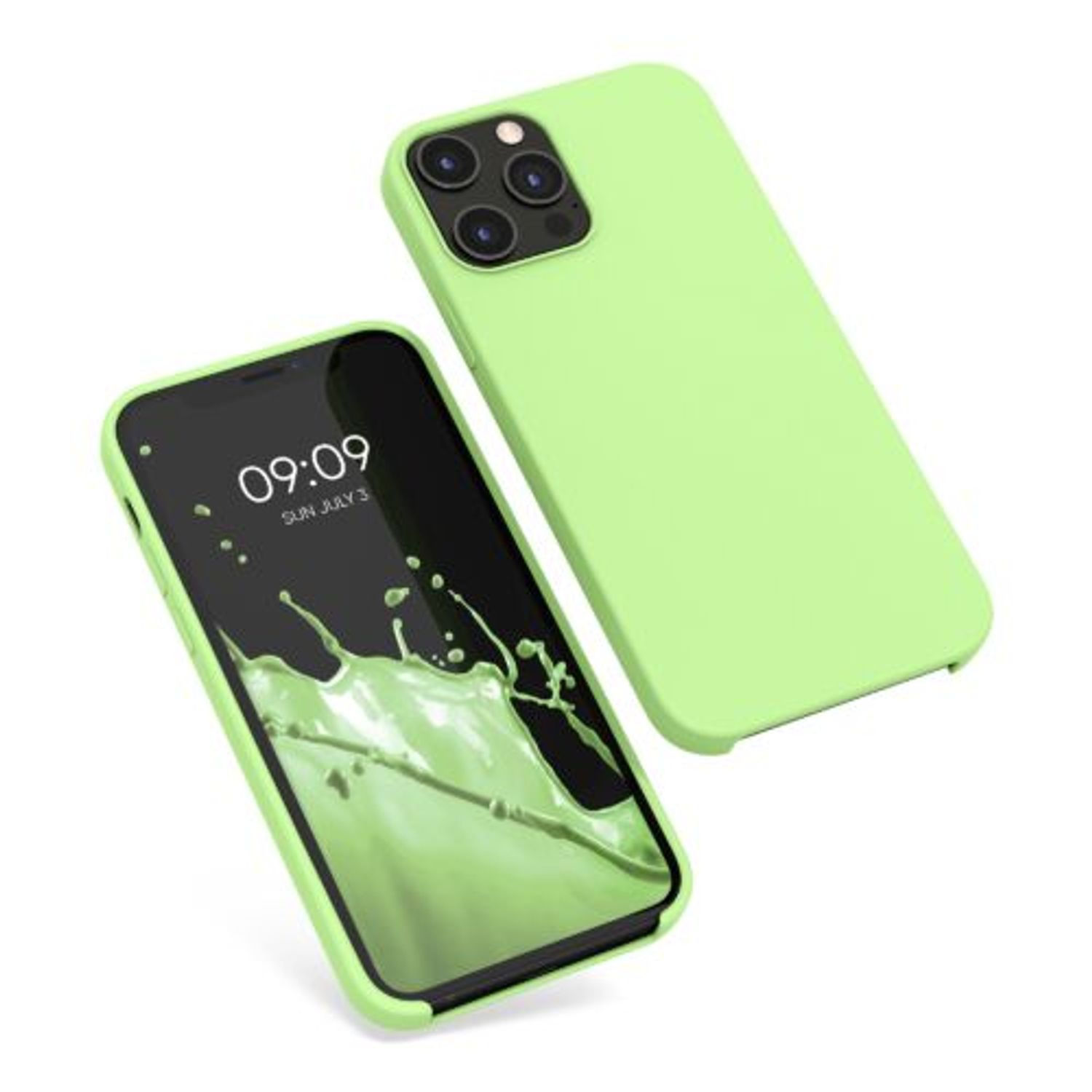 Husa pentru Apple iPhone 12 Pro Max, Silicon, Verde, 52644.214 fotografia produsului View 5 L