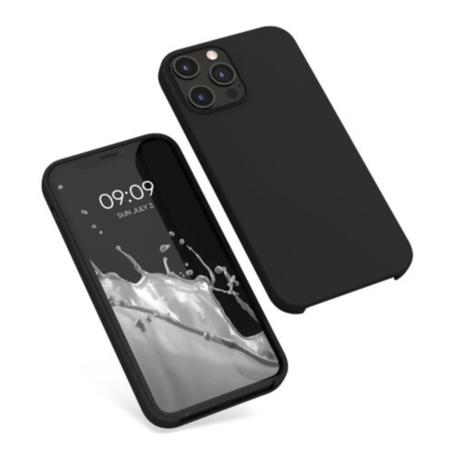 Husa pentru Apple iPhone 12 Pro Max, Silicon, Negru, 52644.01 fotografia produsului View 4 L
