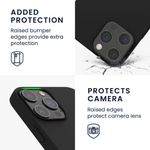 Husa pentru Apple iPhone 12 Pro Max, Silicon, Negru, 52644.01 fotografia produsului View 6 S