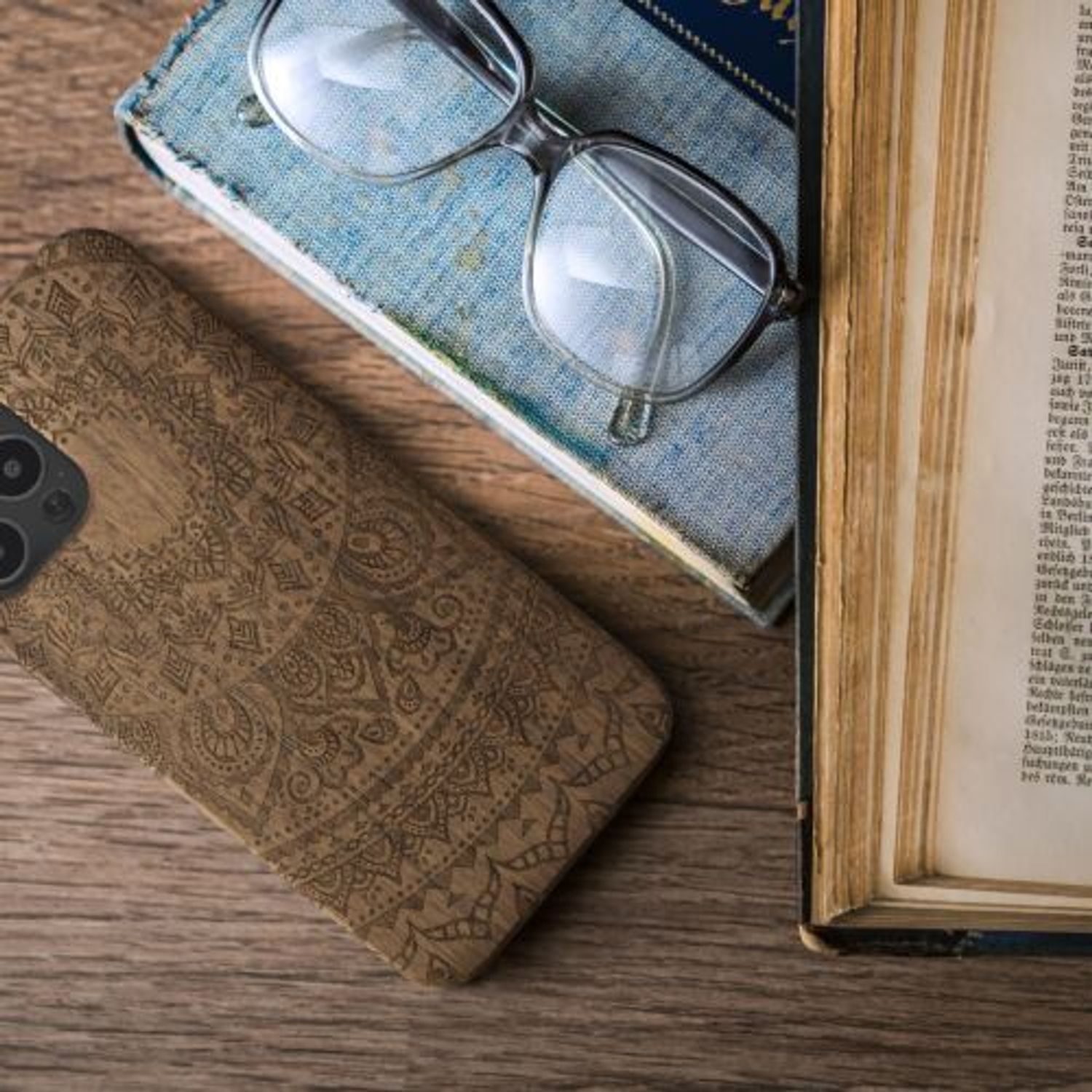 Husa pentru iPhone 12 Pro Max, Lemn, Maro, 52736.05 fotografia produsului View 5 L