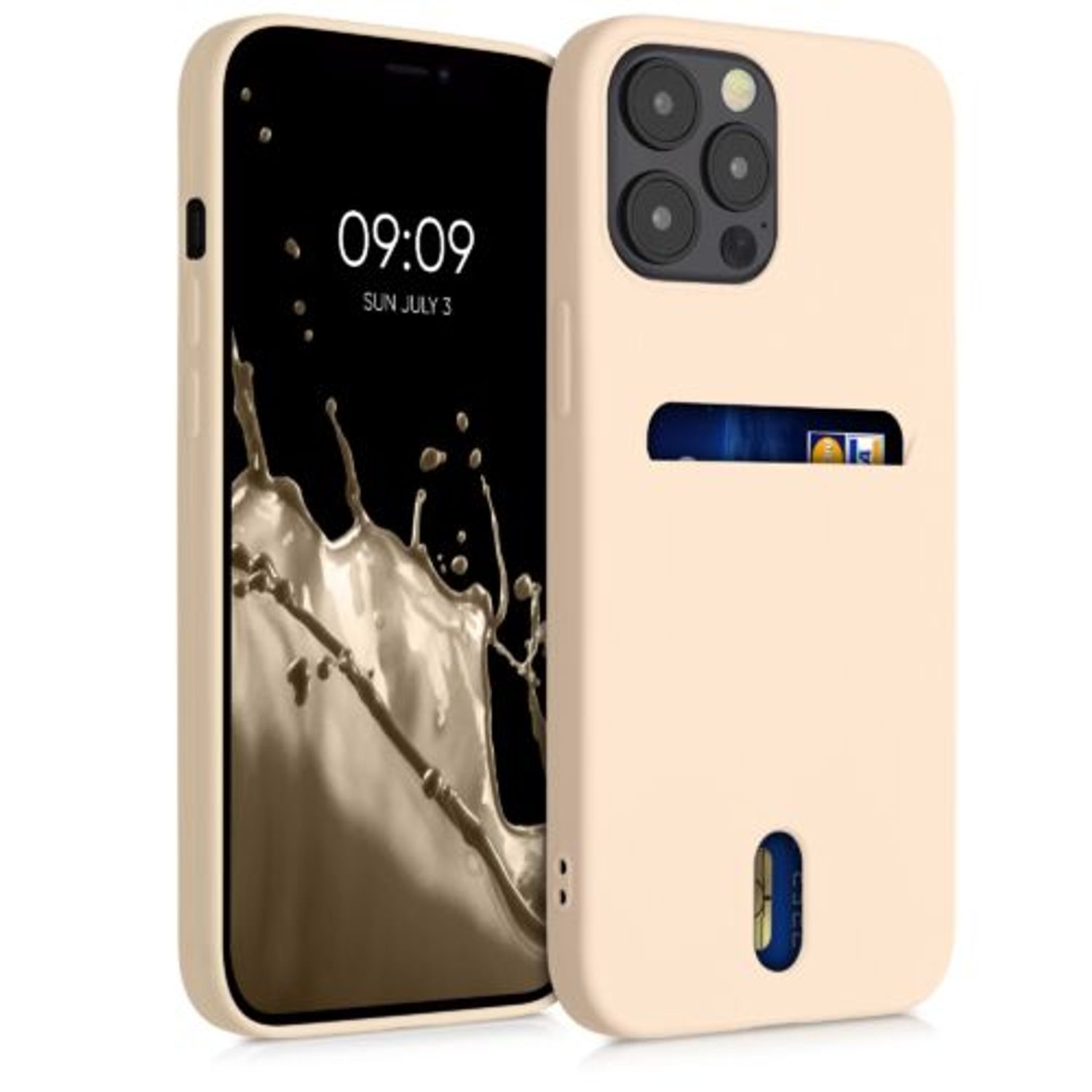 Husa pentru iPhone 12 Pro Max, Silicon, Crem, 54514.210 fotografia produsului