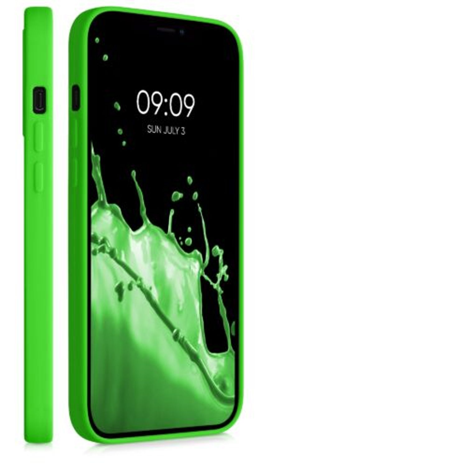 Husa pentru iPhone 12 Pro Max, Silicon, Verde, 54514.159 fotografia produsului View 8 L