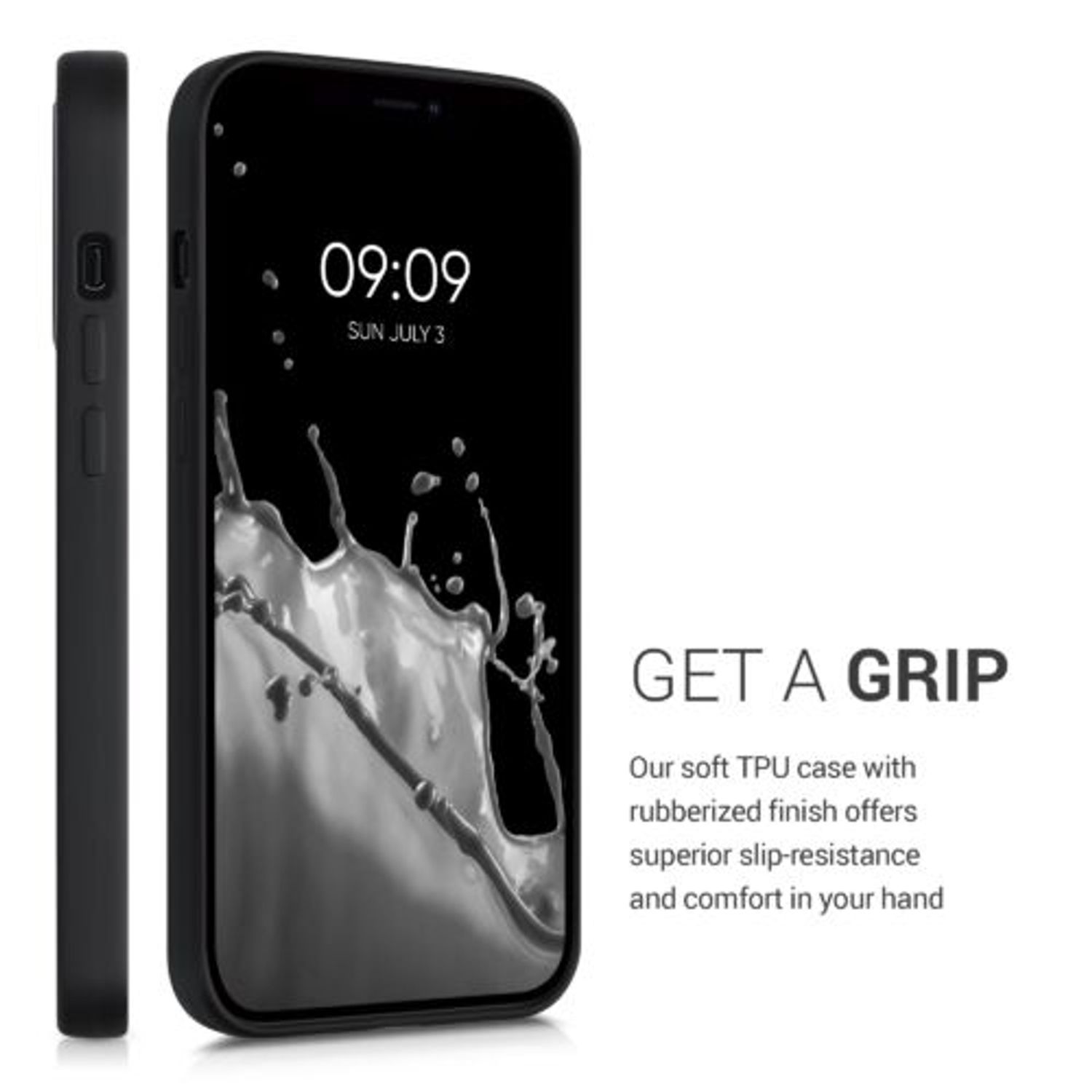 Husa pentru iPhone 12 Pro Max, Silicon, Negru, 54514.01 fotografia produsului View 5 L