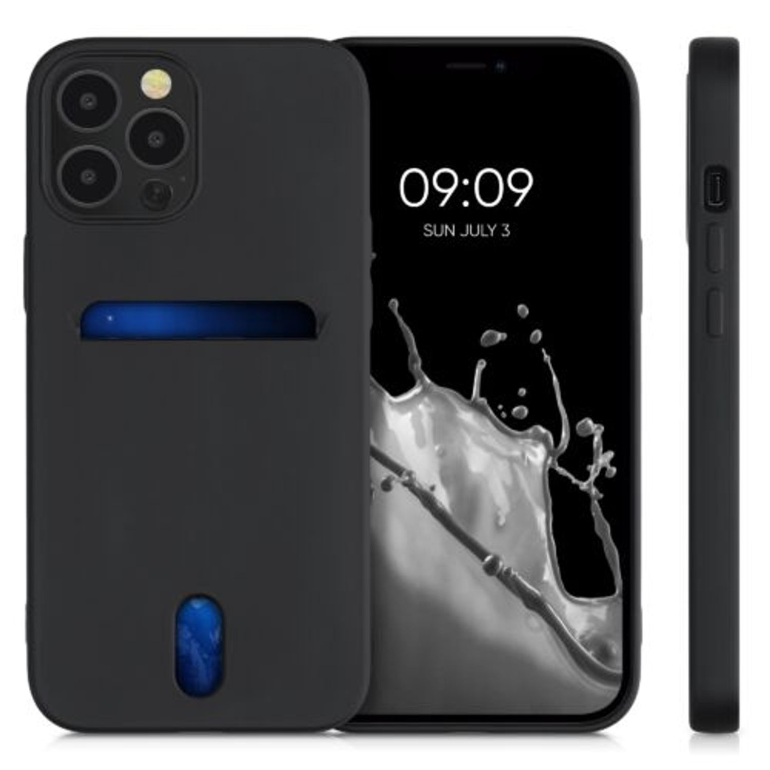 Husa pentru iPhone 12 Pro Max, Silicon, Negru, 54514.01 fotografia produsului View 2 L