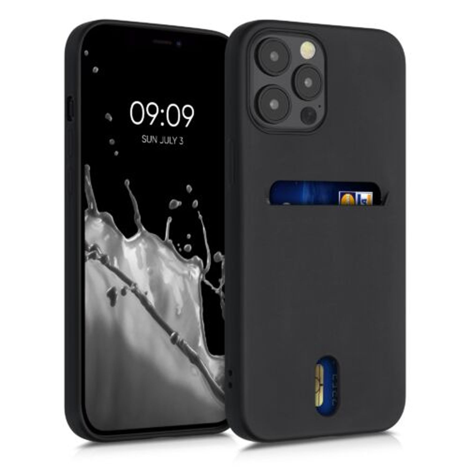 Husa pentru iPhone 12 Pro Max, Silicon, Negru, 54514.01 fotografia produsului