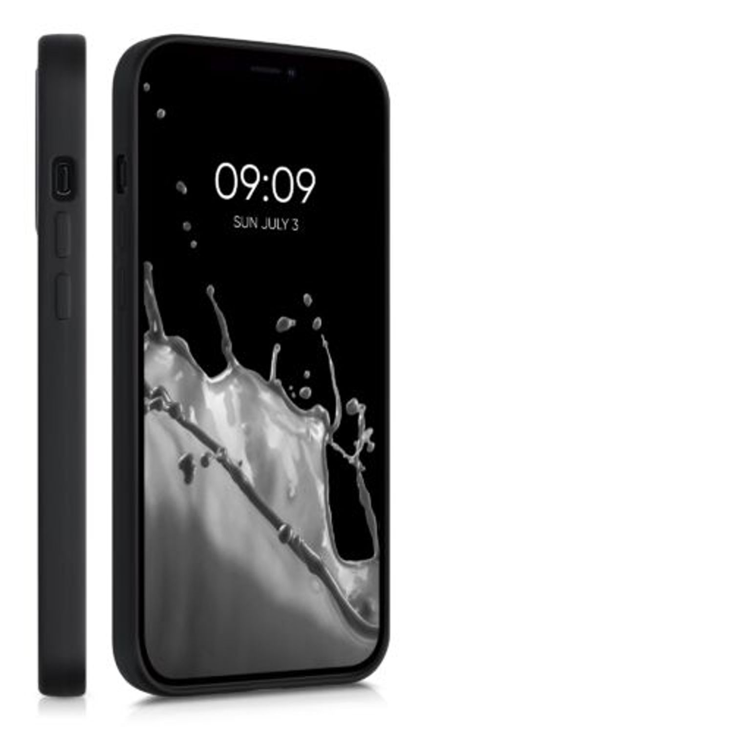 Husa pentru iPhone 12 Pro Max, Silicon, Negru, 54514.01 fotografia produsului View 9 L