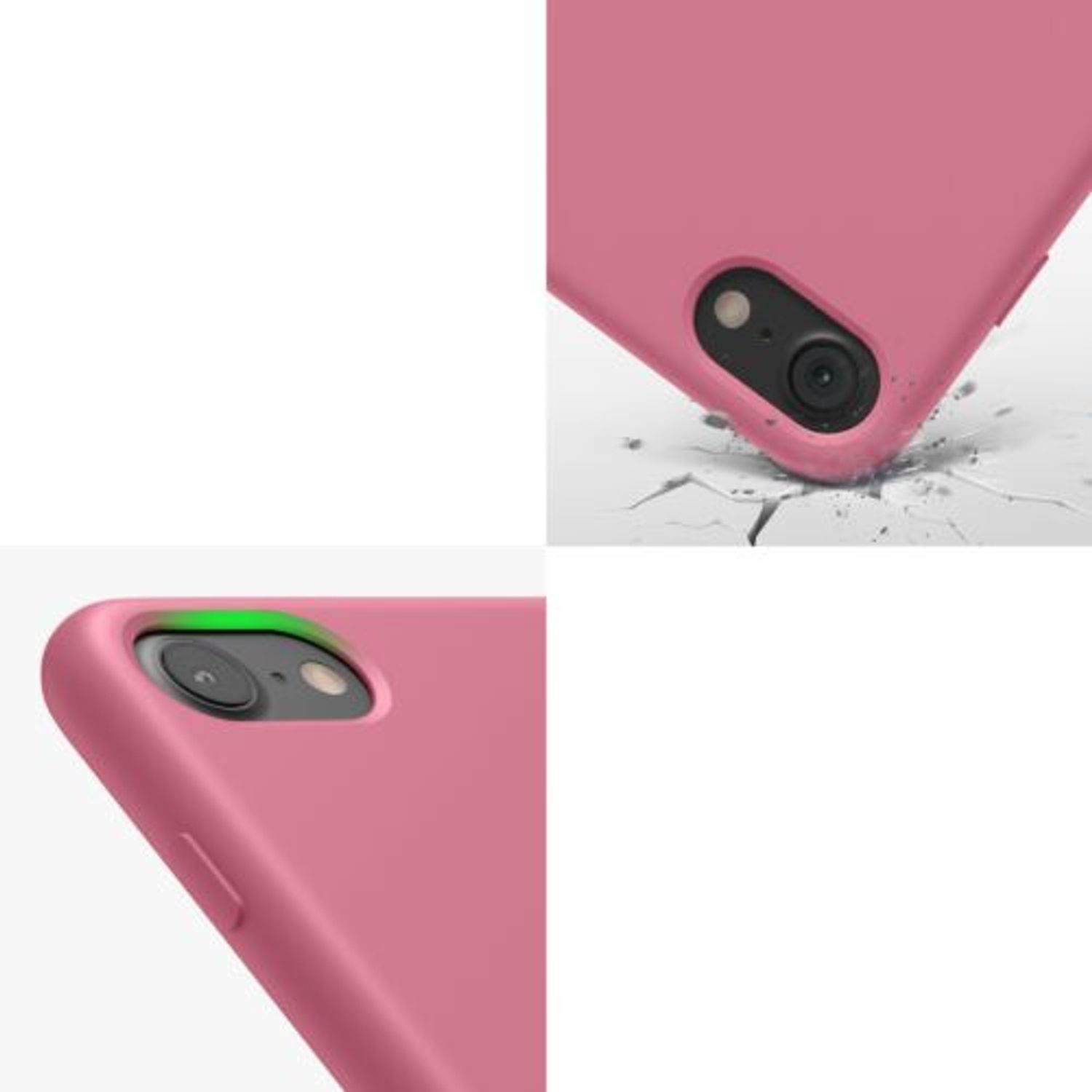 Husa pentru Apple iPhone 8/iPhone 7/iPhone SE 2, Silicon, Roz, 40225.212 fotografia produsului View 11 L