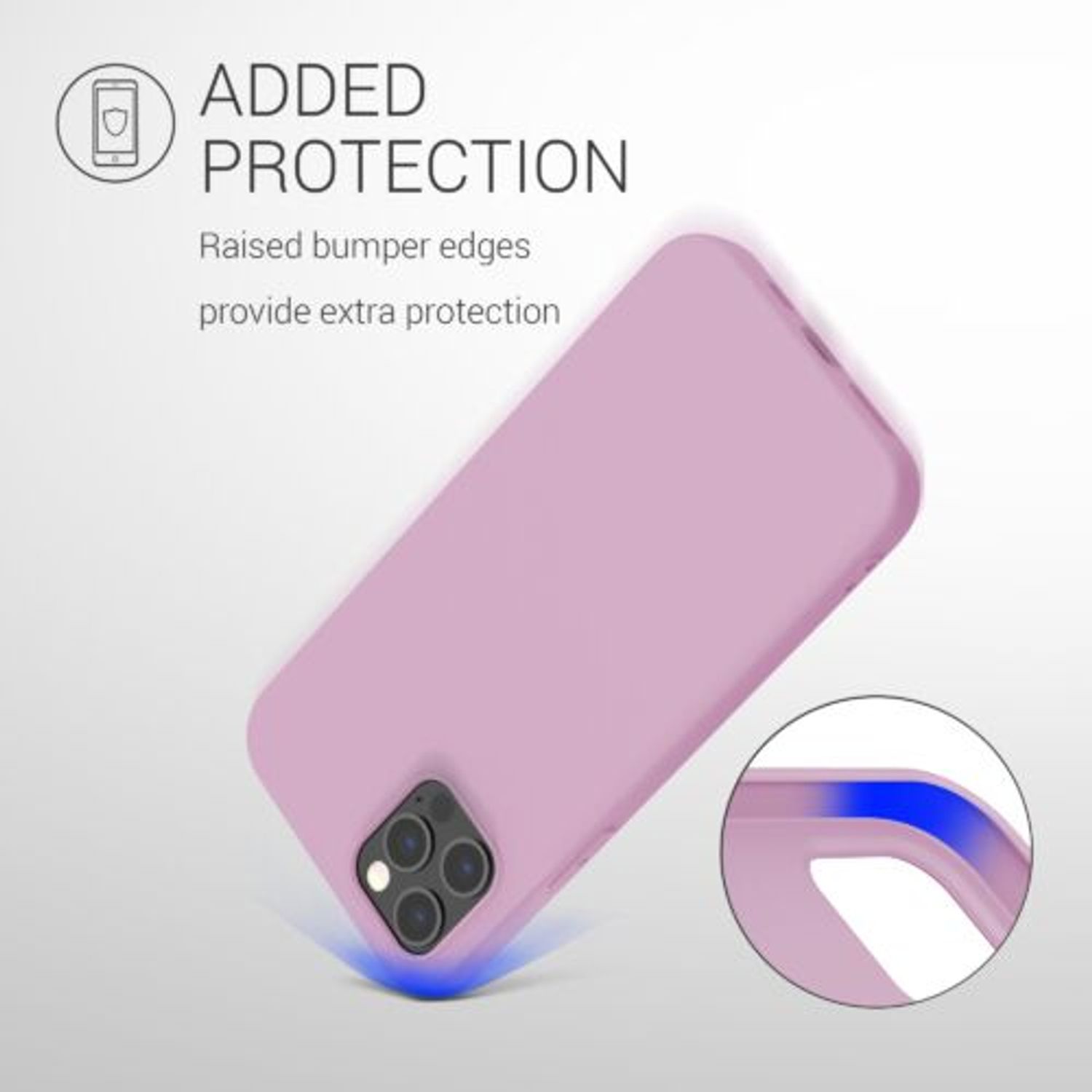 Husa pentru Apple iPhone 12 Pro Max, Silicon, Roz, 53940.10 fotografia produsului View 8 L