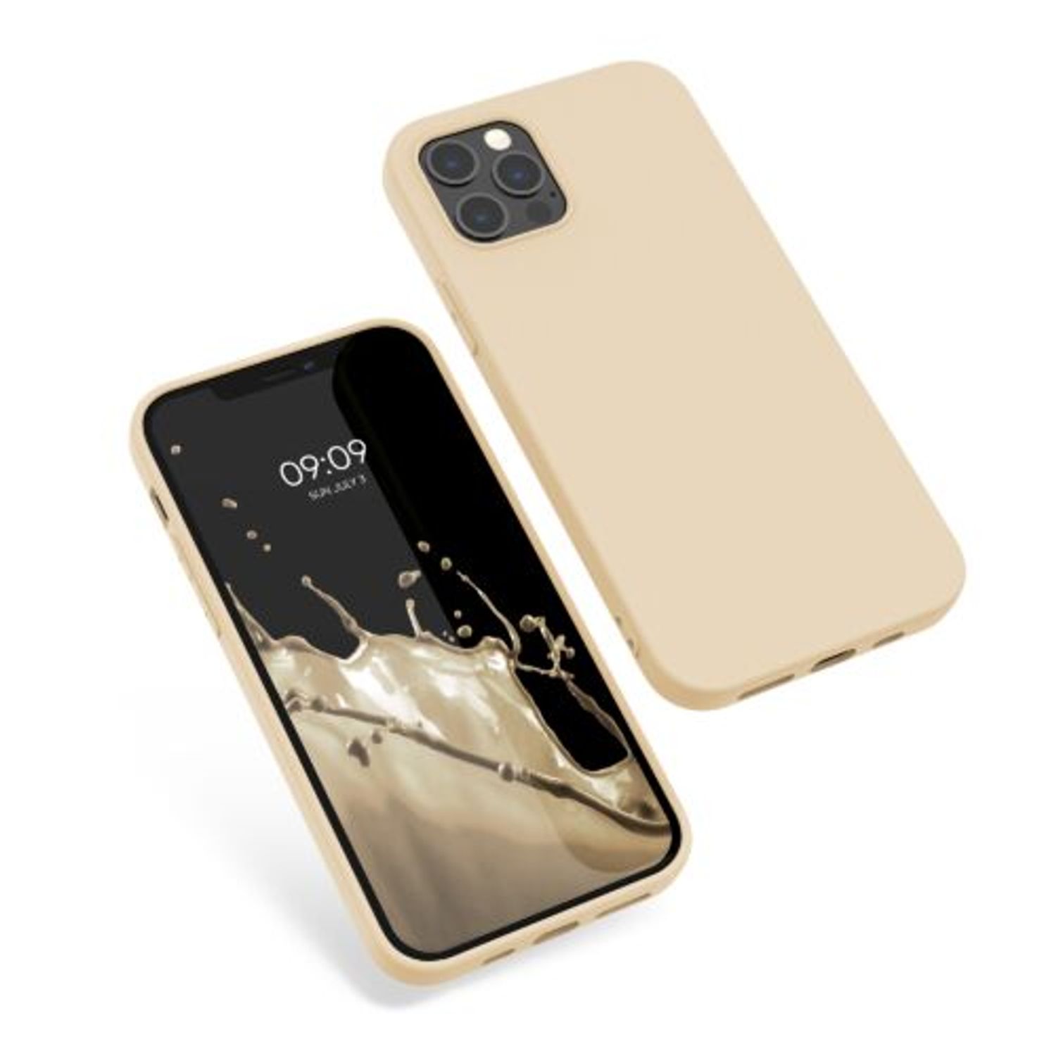 Husa pentru Apple iPhone 12 Pro Max, Silicon, Crem, 53940.210 fotografia produsului View 16 L