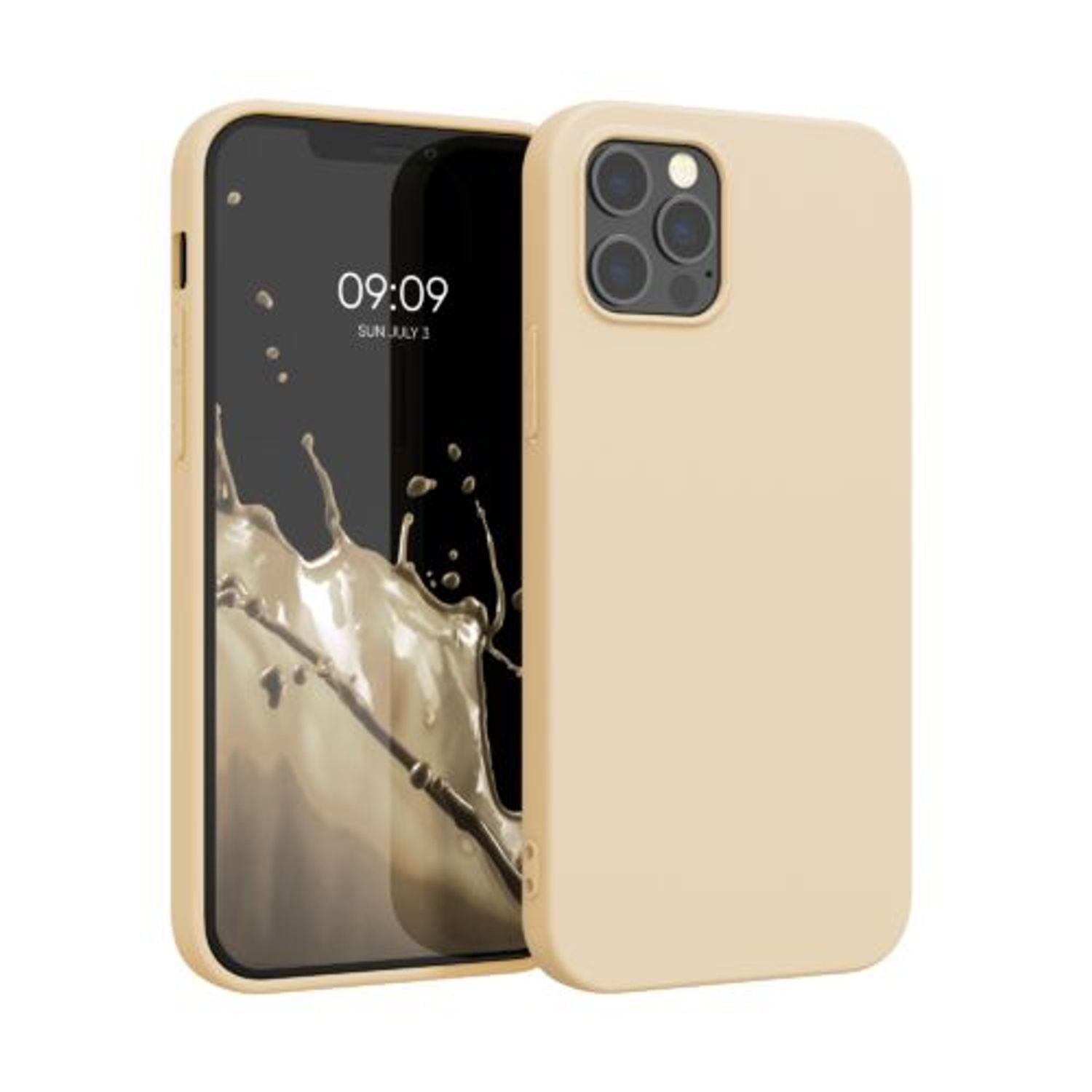 Husa pentru Apple iPhone 12 Pro Max, Silicon, Crem, 53940.210 fotografia produsului View 17 L