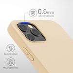 Husa pentru Apple iPhone 12 Pro Max, Silicon, Crem, 53940.210 fotografia produsului View 2 S