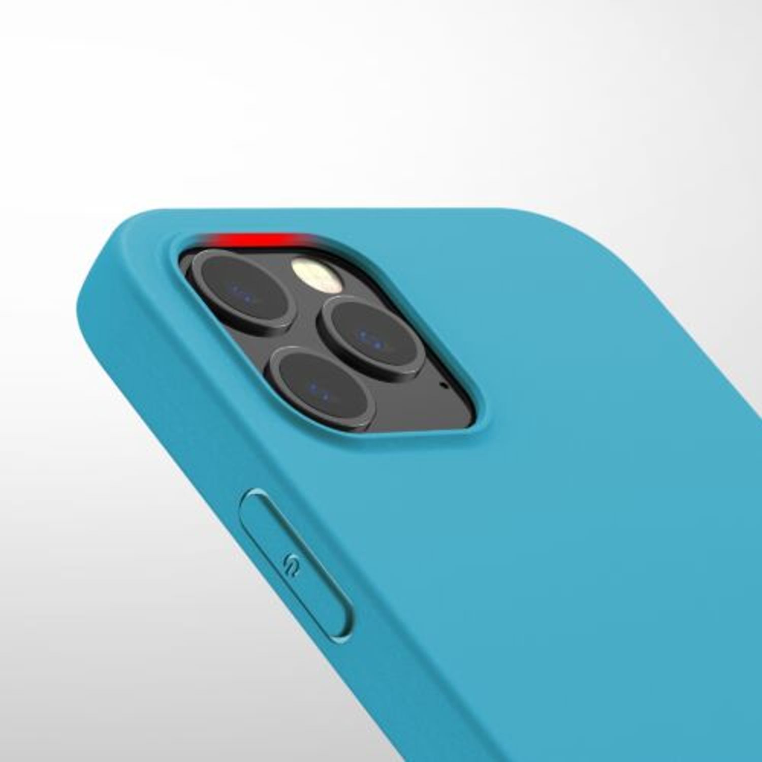 Husa pentru Apple iPhone 12 Pro Max, Silicon, Albastru, 53940.205 fotografia produsului View 9 L