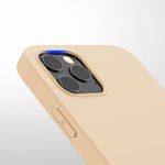 Husa pentru Apple iPhone 12 Pro Max, Silicon, Crem, 53940.154 fotografia produsului View 9 S