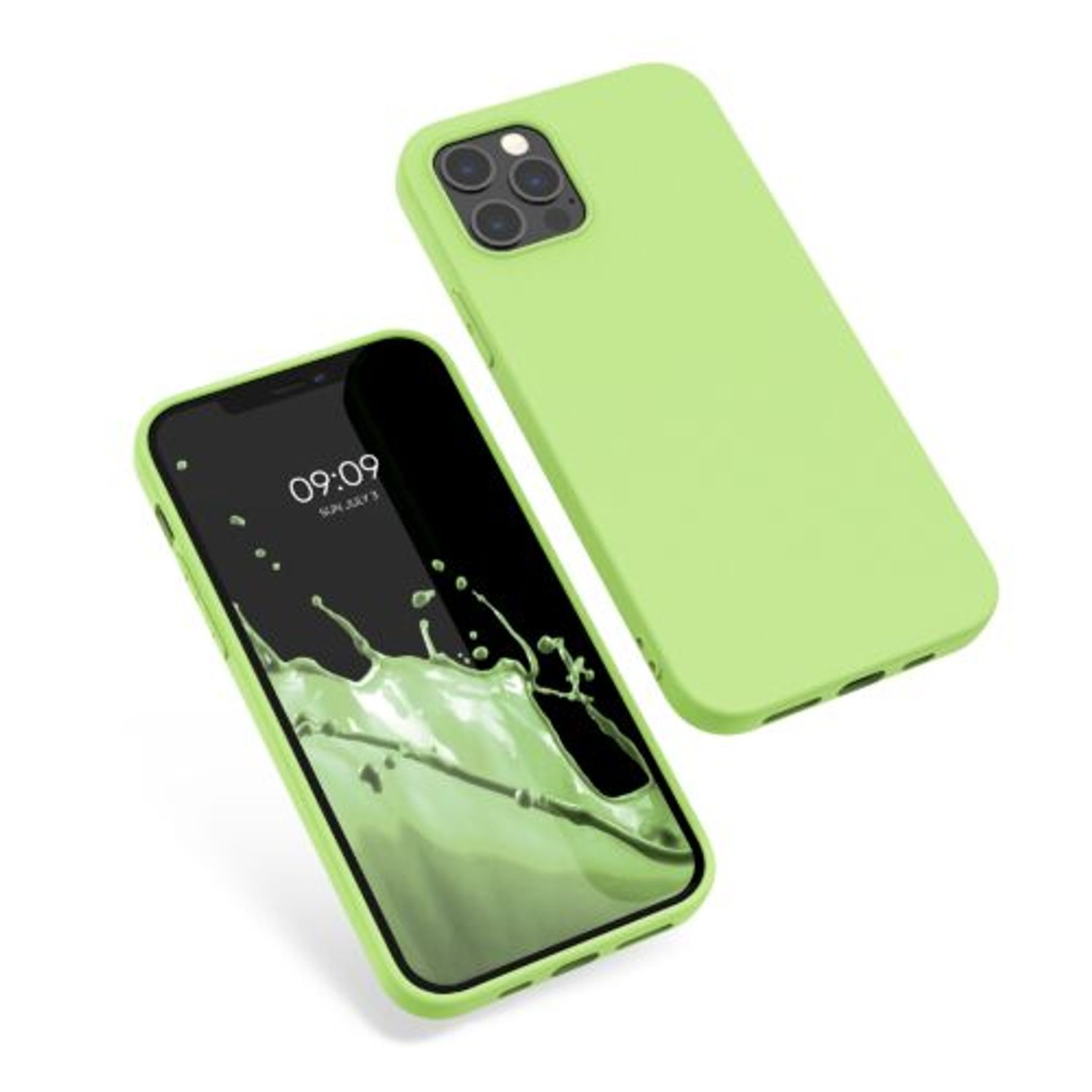 Husa pentru Apple iPhone 12 Pro Max, Silicon, Verde, 53940.214 fotografia produsului View 2 L