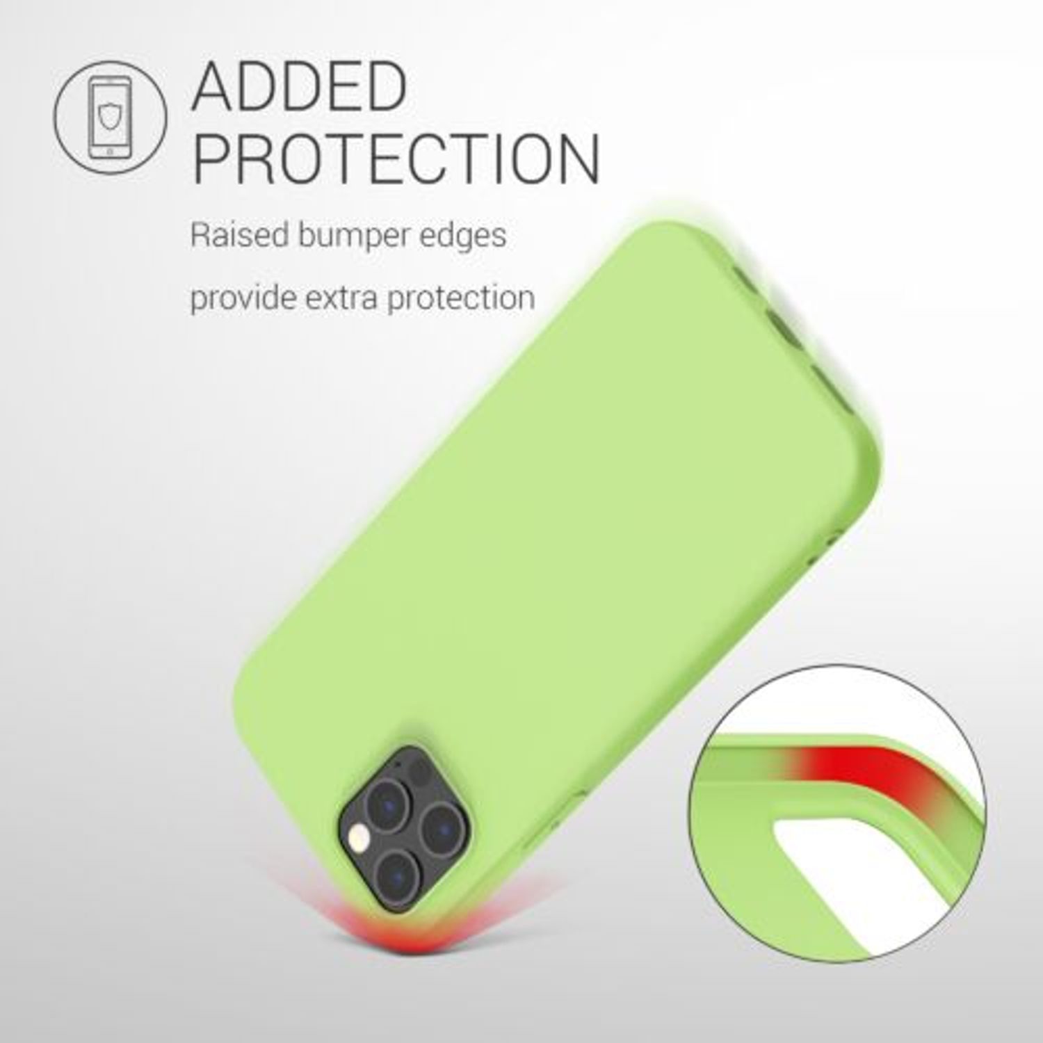 Husa pentru Apple iPhone 12 Pro Max, Silicon, Verde, 53940.214 fotografia produsului View 7 L