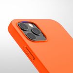 Husa pentru Apple iPhone 12 Pro Max, Silicon, Portocaliu, 53941.69 fotografia produsului View 3 S