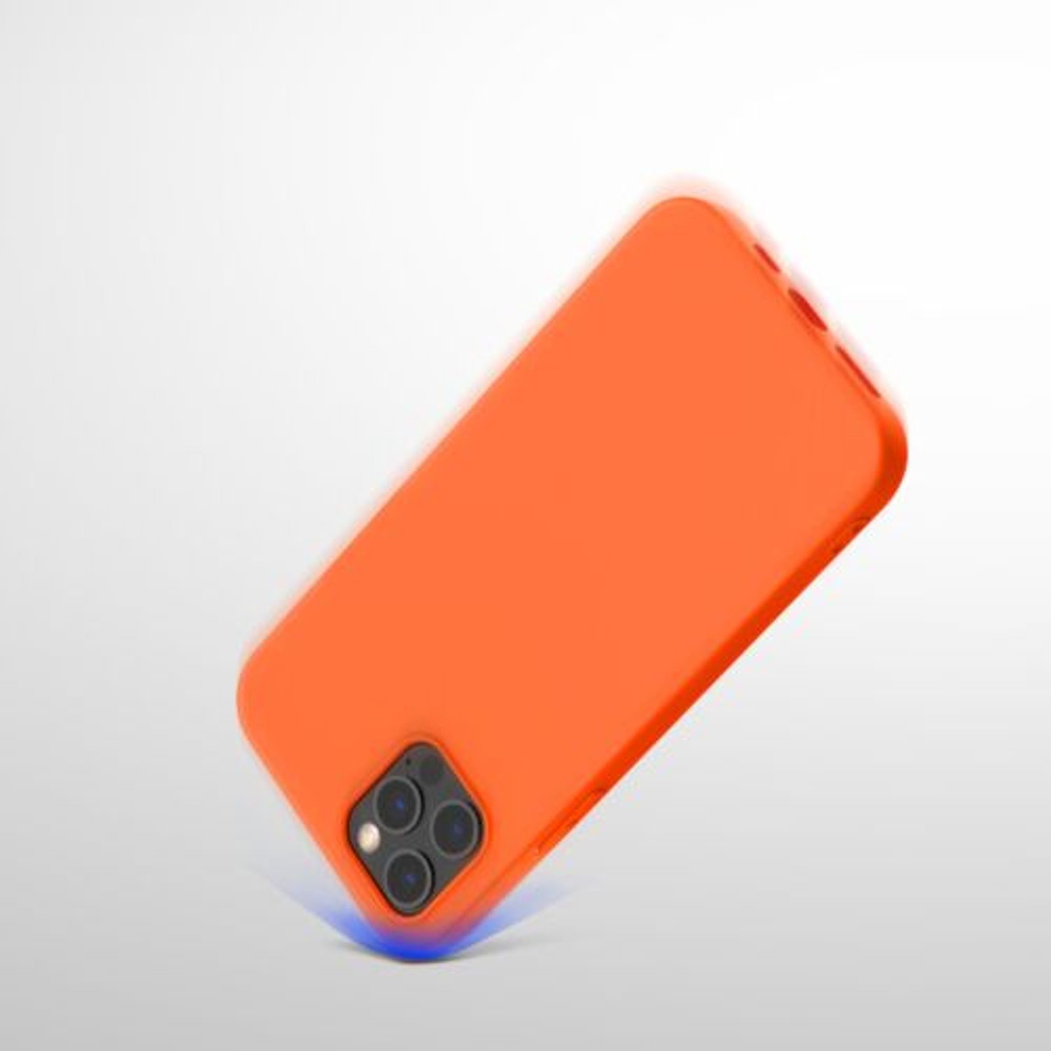 Husa pentru Apple iPhone 12 Pro Max, Silicon, Portocaliu, 53941.69 fotografia produsului View 4 L