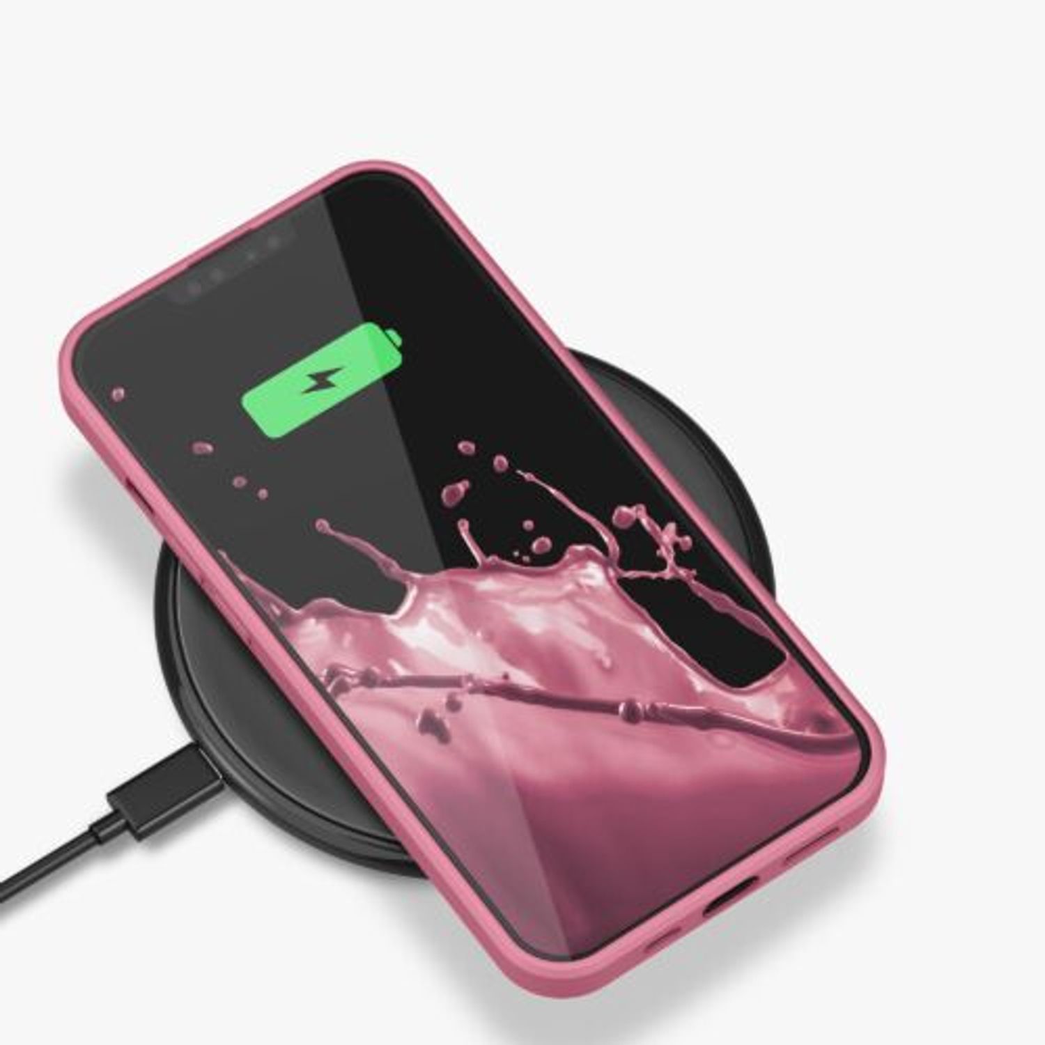 Husa pentru iPhone 13, Silicon, Roz, 55948.212 fotografia produsului View 8 L