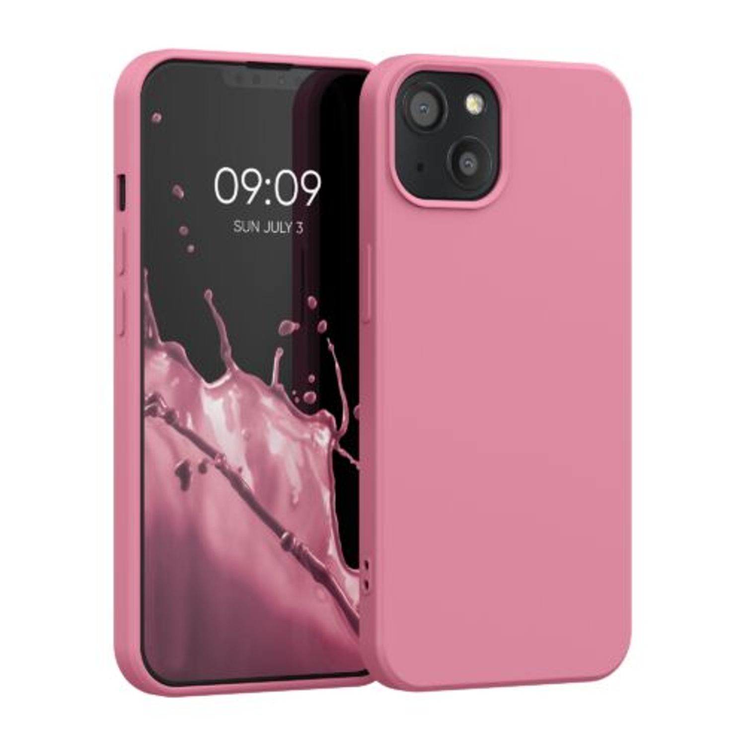 Husa pentru iPhone 13, Silicon, Roz, 55948.212 fotografia produsului