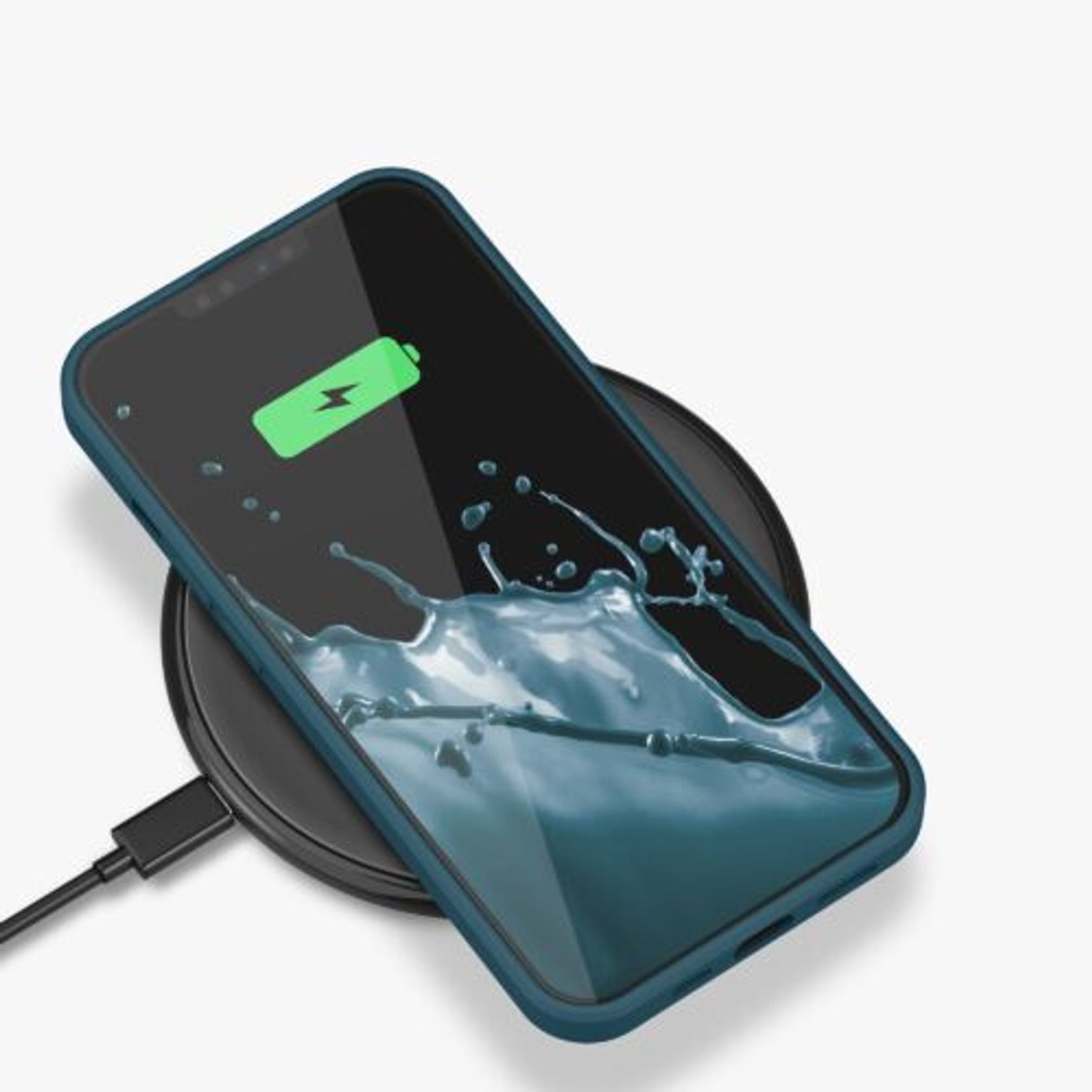 Husa pentru iPhone 13, Silicon, Verde, 55948.57 fotografia produsului View 11 L