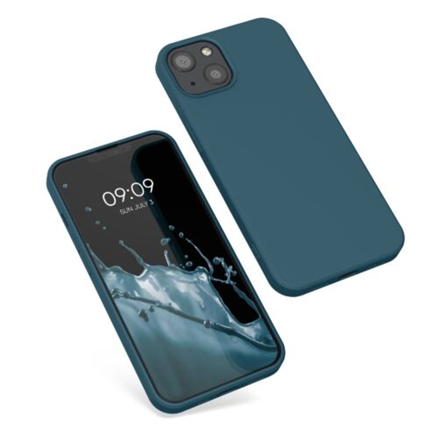 Husa pentru iPhone 13, Silicon, Verde, 55948.57 fotografia produsului View 2 L