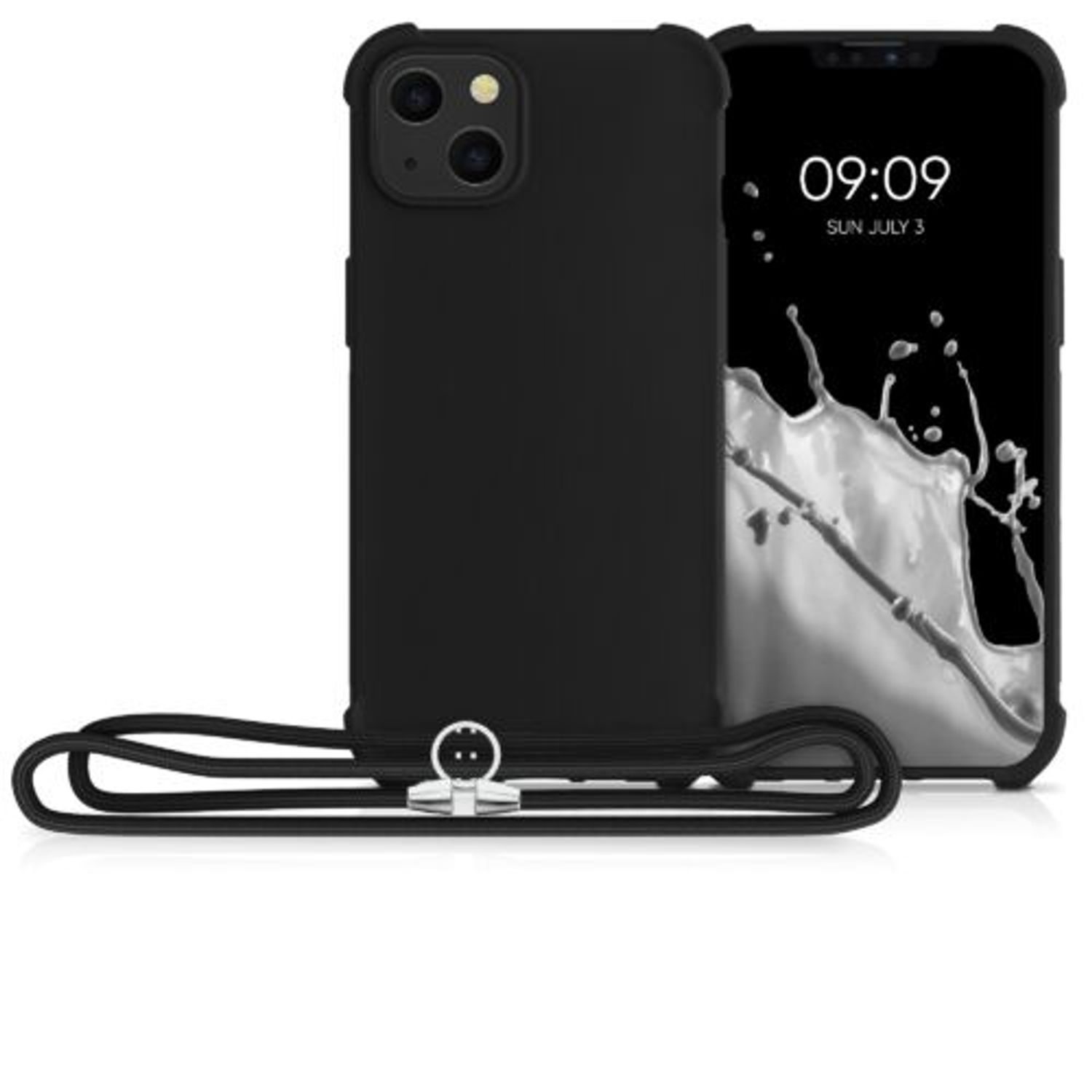 Husa pentru iPhone 13, Silicon, Negru, 55950.01 fotografia produsului View 8 L