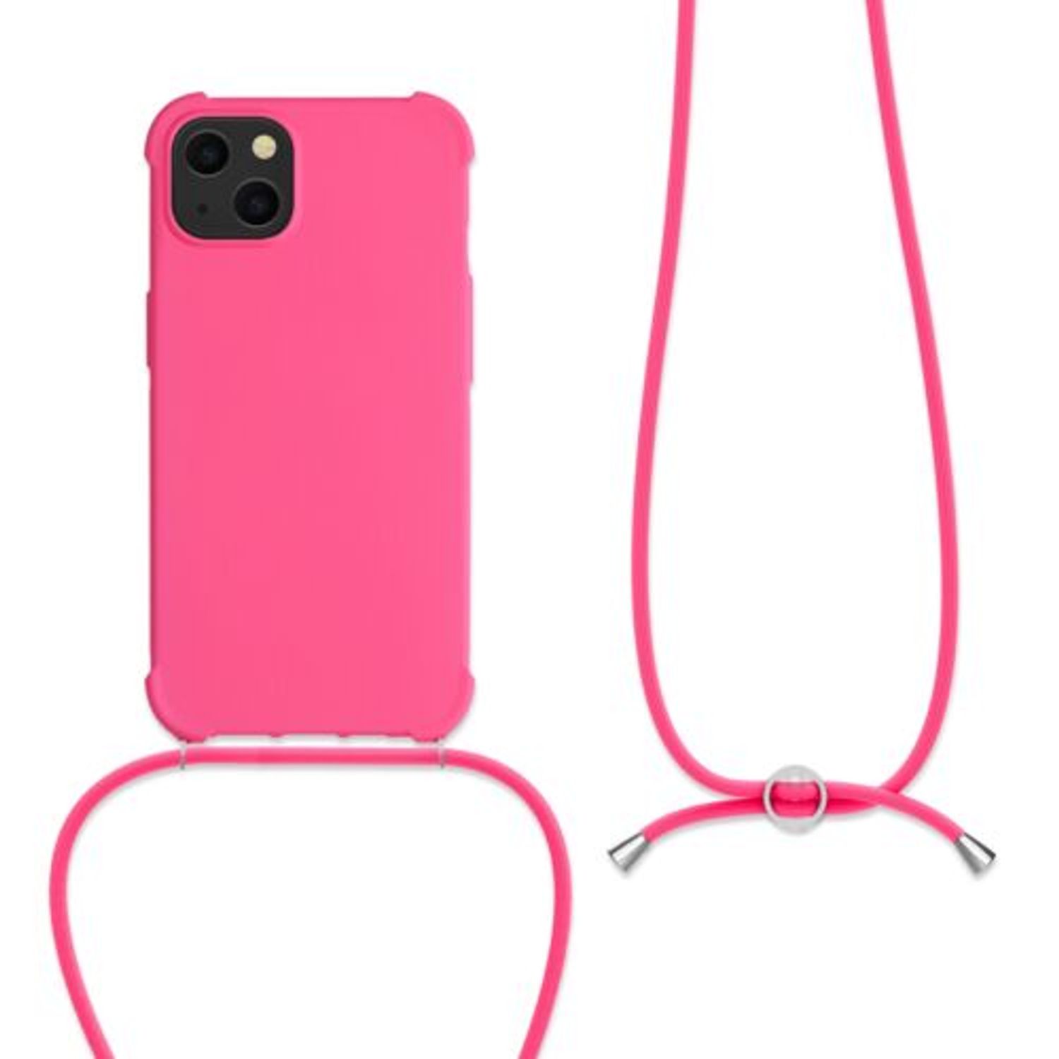 Husa pentru iPhone 13, Silicon, Roz, 55950.77 fotografia produsului View 2 L