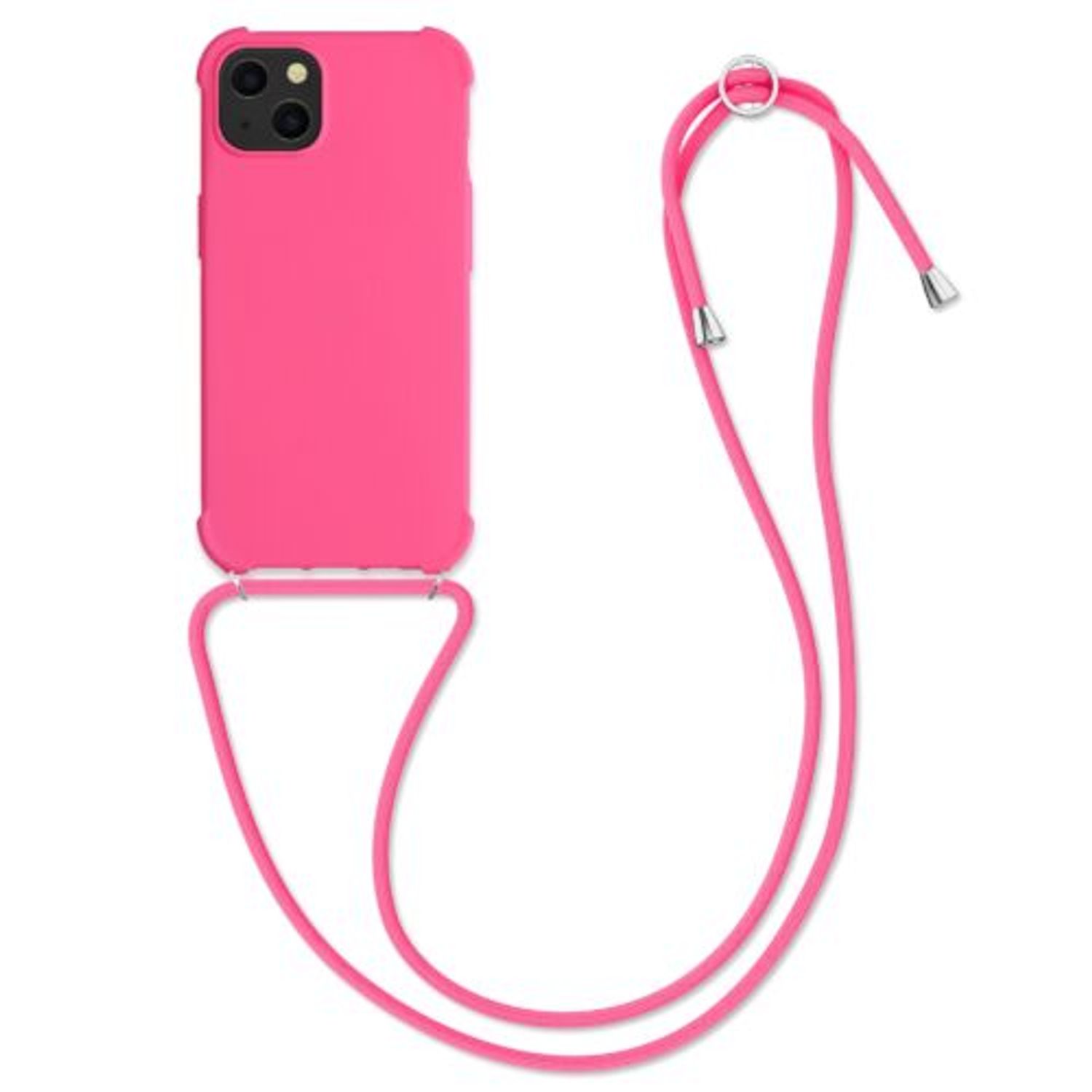 Husa pentru iPhone 13, Silicon, Roz, 55950.77 fotografia produsului