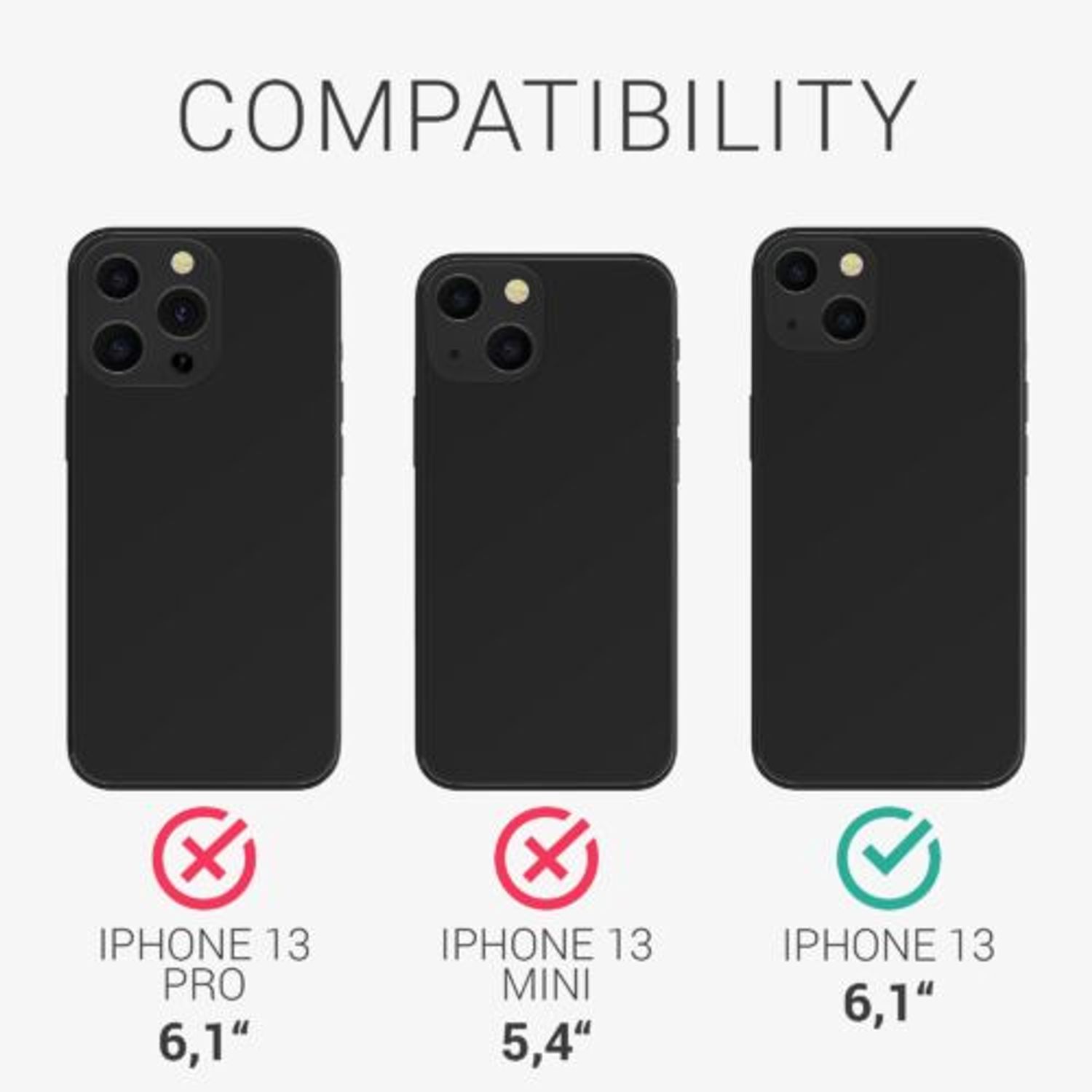 Husa pentru iPhone 13, Silicon, Roz, 55950.77 fotografia produsului View 4 L