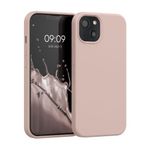 Husa pentru iPhone 13, Silicon, Crem, 55878.10 fotografia produsului